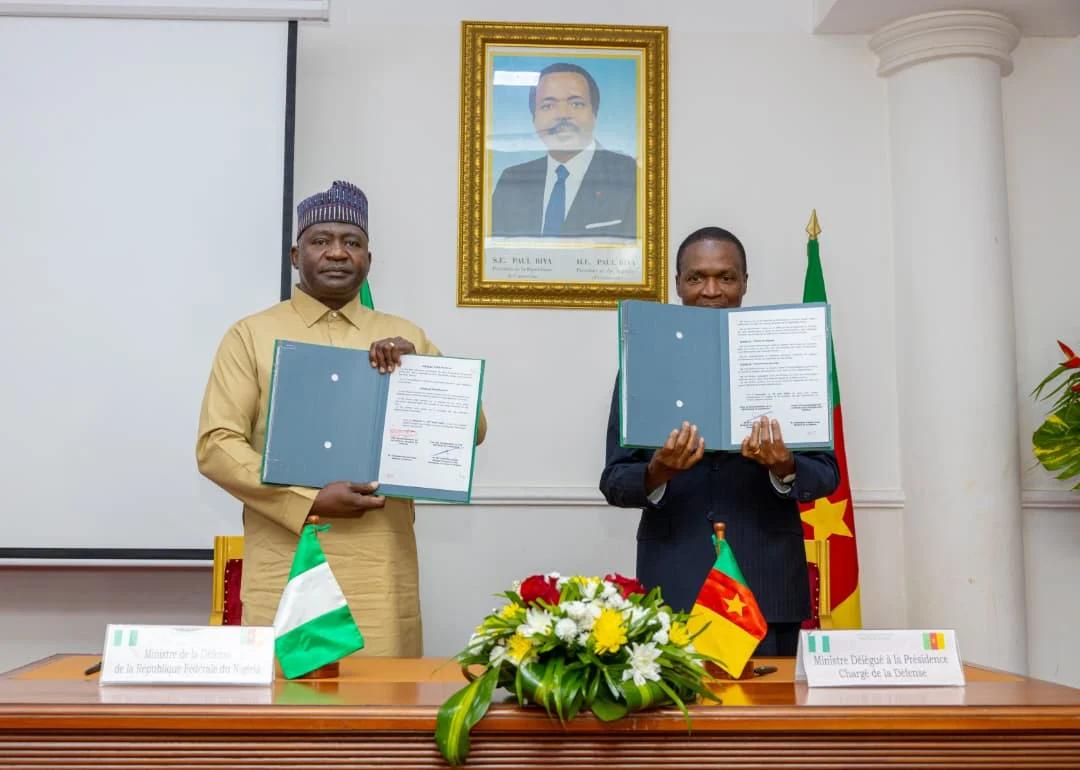 Nigeria, Cameroon sign border security pact